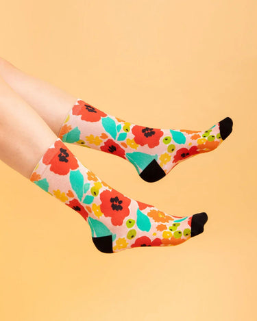 Julie White : Socks - Tropical Garden