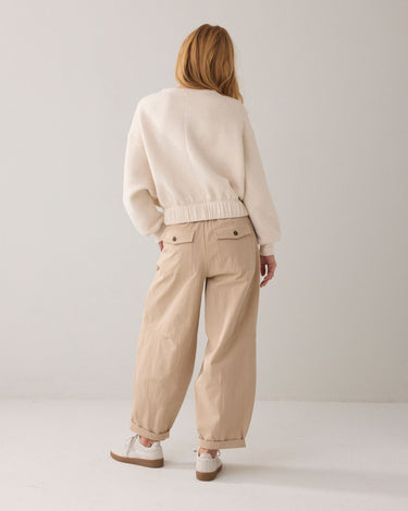 Summum : Balloon Fit Pants - Cream