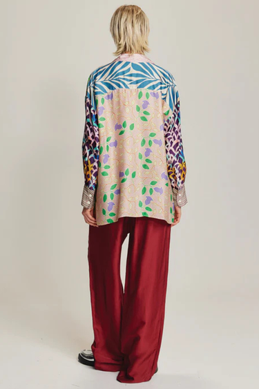 ME369: Savannah Wide Leg Pants - Cranberry